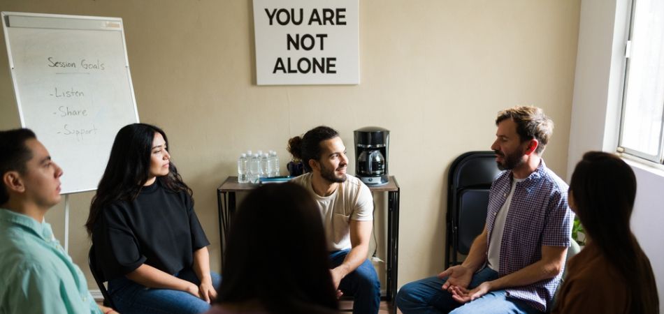 aa meetings therapy session