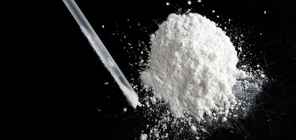 ketamine dust and plastic straw